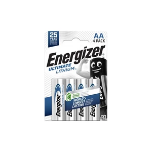 Elem AA ceruza LR06 Ultimate Lítium 4 db/csomag, Energizer