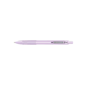 Golyóstoll 1 mm, lila tolltest, Zebra Z-Grip Pastel, írásszín kék