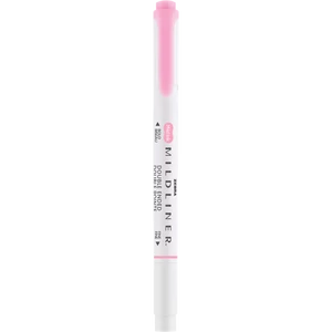 Szövegkiemelő 1,0/3,5 mm, kétvégű, Zebra Mildliner Fluorescent, rózsaszín