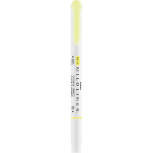 Szövegkiemelő 1,0/3,5 mm, kétvégű, Zebra Mildliner Fluorescent, sárga