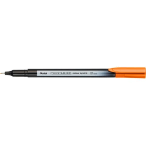 Rostirón, tűfilc 0,4mm, Pentel Pointliner narancssárga