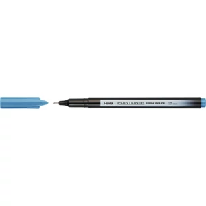Rostirón, tűfilc 0,4mm, Pentel Pointliner türkizkék