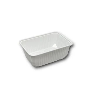 Elviteles doboz alj szögletes 1000 ml PP 50 db/csomag fehér