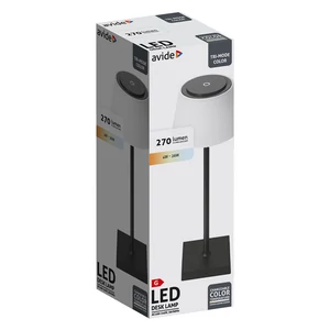 Asztali LED lámpa, USB, 4W, 4000K, AVIDE, fekete