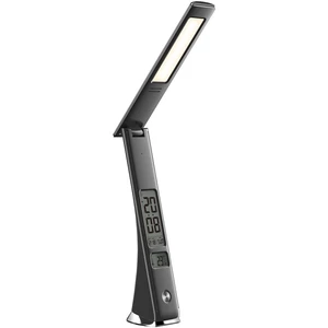 Asztali LED lámpa, Claude, kijelzős, 5W, 5000K, AVIDE, fekete