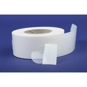 Etikett címke, PP 40mm, körcímke tekercses 1000 db/tekercs átlátszó