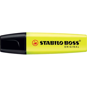 Szövegkiemelő 2-5mm, vágott hegyű, STABILO Boss original sárga