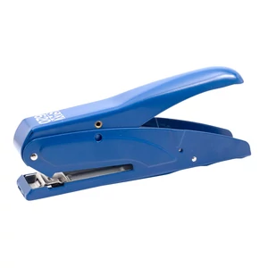 SAX 620 kék tűzőgép (25 lap) – fém/könnyűfém testű asztali tűző 24/6 és 26/6 kapcsokhoz; tűző és fűző funkcióval, max. 45 mm tűzési mélységgel, számlák, szerződések és jegyzetek rendezett lefűzéséhez