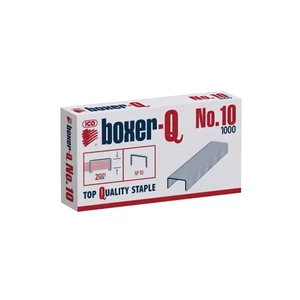 Tűzőkapocs No. 10 méret, - 1000 db/doboz irodába és otthonra