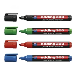 Edding 300 alkoholos marker készlet 4 szín