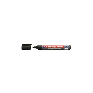 Tartós fekete Edding 360 táblamarker kerek, 1,5–3 mm-es heggyel fehértáblára írt szövegek és diagramok készítéséhez