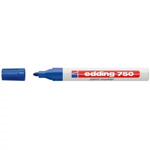 Lakkmarker 2-4mm, kerek Edding 750 kék