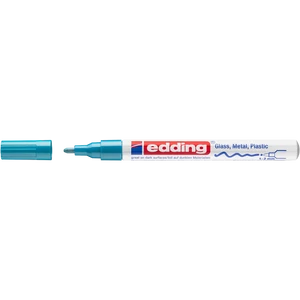 Lakkmarker 1-2mm, kerek Edding 751 világoskék