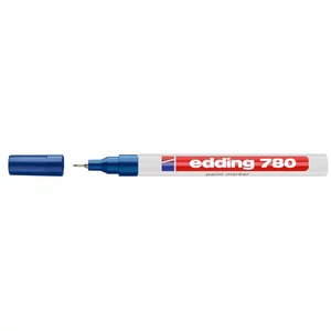 Lakkmarker 0,8mm, kerek Edding 780 kék
