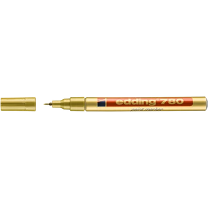 Lakkmarker 0,8mm, kerek Edding 780 arany
