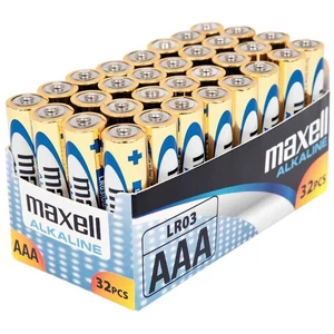 AAA (LR03) alkáli elemek Maxell – 4 db-os zsugorfóliás csomag, 1,5V mikro elem távirányítóhoz és kis eszközökhöz