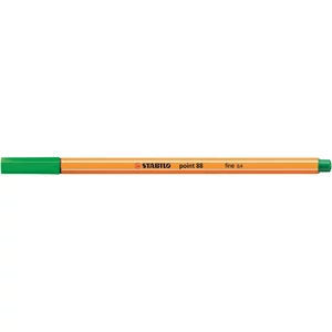 Bullet journalhez, tervezőbe és naplóba – zöld STABILO Point 88 0,4 mm fineliner finom részletekhez