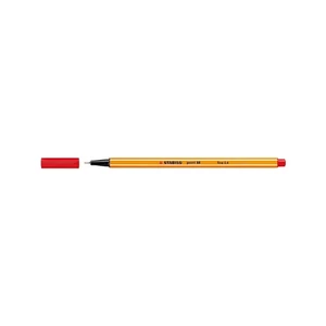 Piros STABILO 88 rostirón 0,4 mm-es tűheggyel – tartós tinta, megbízható vonalvezetés, ergonomikus forma