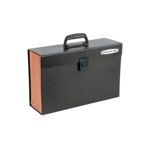 Irattartó táska, harmonikatáska, karton, 19 rekeszes, Fellowes® Bankers Box Handifile, 5 db/csom fekete