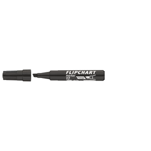 Flipchart marker vízbázisú 1-4mm, vágott Artip 12 fekete