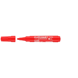 Flipchart marker vízbázisú 3mm, kerek Artip 11XXL piros