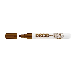 Lakkmarker, decomarker 2-4mm, kerek Ico barna 