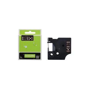 Dymo S0720610 kompatibilis feliratozó szalag – 9mm 7m, ECO fekete/fehér címkézéshez