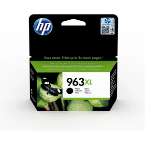 Eredeti HP 963XL / 3JA30AE fekete tintapatron – nagy kapacitás, pigment alapú tinta, OfficeJet Pro nyomtatókhoz