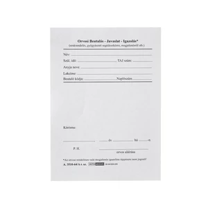 Orvosi beutalás-jav.-ig.  A.3510-64/a