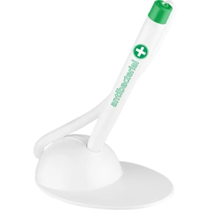 Ügyféltoll antibakteriális T-PEN Ico fehér/zöld test, írásszín kék