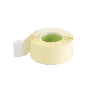 Árazószalag 25x12 mm stancolt fehér 10 tekercs