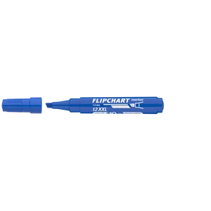 Artip 12XXL kék flipchart marker vízbázisú tintával – vágott hegy 1–4 mm, jól látható felirat flipchart papírra prezentációhoz