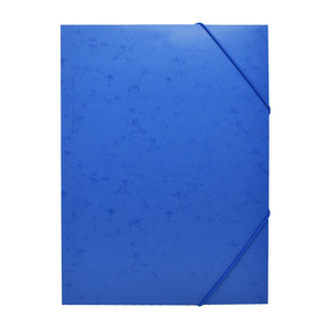 Gumis mappa A4, festett prespán karton Bluering® kék