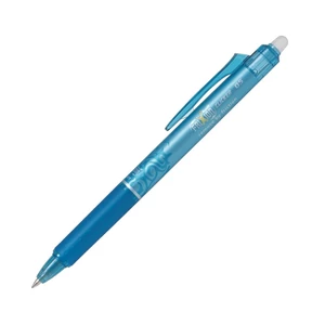 Törölhető toll Pilot Frixion Clicker 0,5mm – világoskék tinta, sima roller írás és radírozható jegyzet