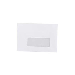 Boríték LC/6 enyvezett bélésnyomott jobb ablakos 35x90mm 114x162mm J28A20 Bluering® fehér