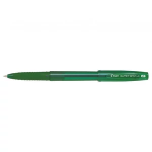 Golyóstoll 0,7 kupakos F Super Grip G Pilot, írásszín zöld