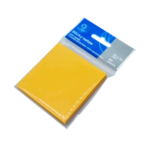 Bluering® öntapadó jegyzettömb 76×76 mm, 80 lap, neon narancs – élénk színű, visszaszedhető ragasztású jegyzetlap irodai, otthoni és projektcélú használatra