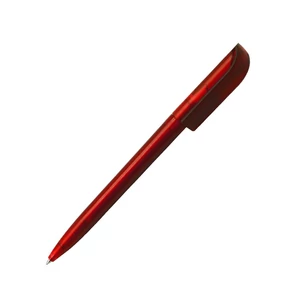 Bluering® S88 nyomógombos golyóstoll, 0,8 mm, piros test, piros írásszín – határozott jelöléshez és gyors irodai munkához