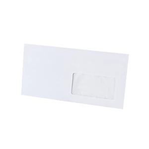 Jobb ablakos DL boríték 110×220 – Bluering® szilikonos, bélésnyomott, fehér, számlák és levelek küldéséhez