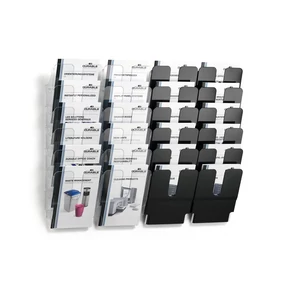 Prospektustartó A4, Durable Flexiplus 6 db/csomag, áttetsző