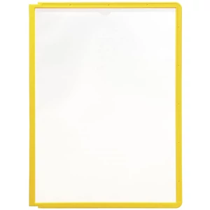 Bemutatótábla panel, A4, 5 db/csomag, Durable Sherpa sárga