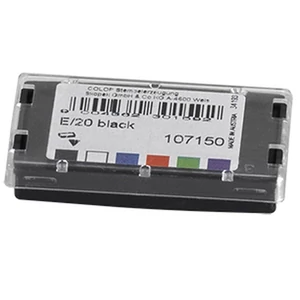 Bélyegző újrafestékezéshez cserepárna – Colop E/20 fekete, mindennapi irodai használatra