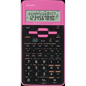 Számológép tudományos 273 funkciós 2 soros Sharp EL-531THB-PK rózsaszín