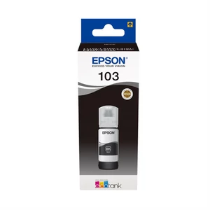 Epson EcoTank 103 fekete tintapalack (T00S1) – eredeti Epson utántöltő, C13T00S14A, irodai és otthoni nyomtatáshoz