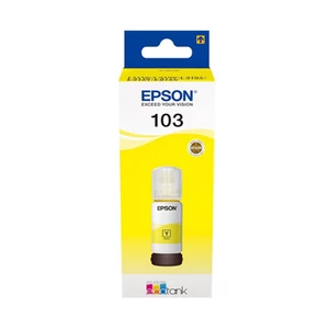 Epson 103 (T00S4) eredeti sárga tinta – original yellow ink tintapalack, tiszta színes nyomatokhoz és megbízható utántöltéshez