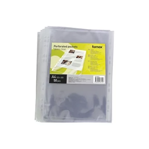 Genotherm lefűzhető A4, 130 micron, víztiszta XL( 223x300mm,) Fornax 50 db/csomag,