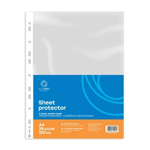 Genotherm lefűzhető, A4, 115 micron narancsos felül és belül nyitott Bluering® 100 db/csomag,