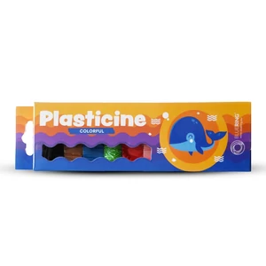 Gyurma színes, 210g. Bluering® 10 különböző szín,