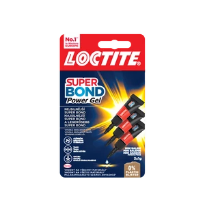 Pillanatragasztó 3x1g Loctite Super Bond Power Gél Mini Trio
