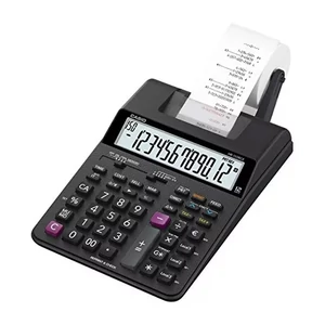 Casio HR-150 RCE szalagos nyomtatós számológép 12 jegyű, két színű nyomtatással, fekete